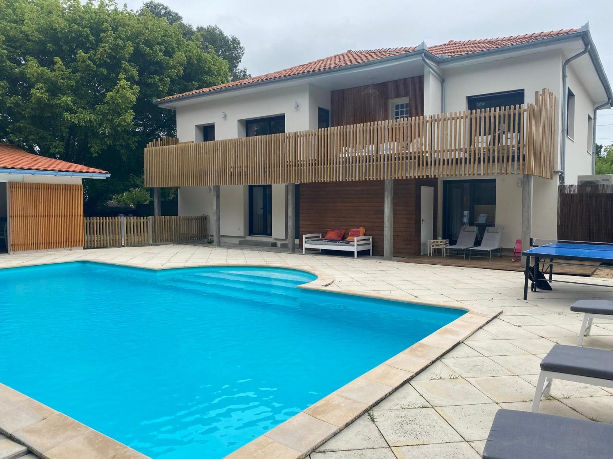 Maison Dharma A 5Km De La Plage Avec Sauna Mimizan-Plage Exterior foto